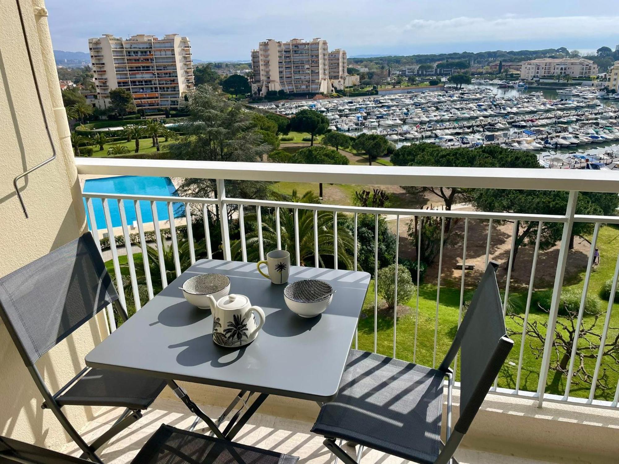 Studio Avec Vue Sur Marina Et Mer - 2 Adultes Et 1 Enfant Maximum Мандельё-ла-Напуль Экстерьер фото